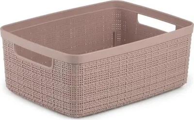 Zdjęcie produktu dla Pojemnik Curver Jute S 5L różowy