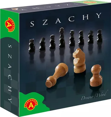 Zdjęcie produktu dla Alexander Szachy Drewniane - Klasyczna Gra Strategiczna Dla Dzieci I Dorosłych