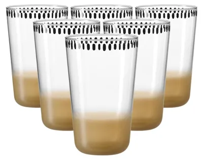 Produktbild von Ritzenhoff & Breker Natura Trinkglas 400 ml 6er Set - Creme