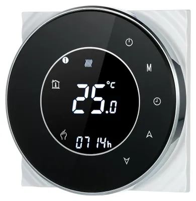 Productafbeelding van Slimme Wifi Thermostaat voor Gasboilers - Programmeerbaar LCD-Touchscreen