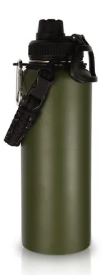 Produktbild von Trinkflasche Edelstahl 1200ml, vakuumisoliert, doppelwandig, BPA-frei, grün