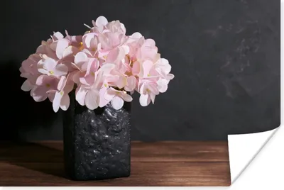 Produktbild von MuchoWow® Poster Stilleben - Hortensie - Rosa 120x80 cm - Bilder