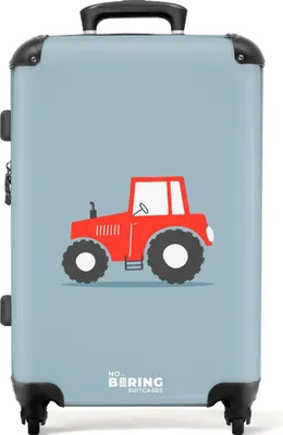 Obrázek produktu pro NoBoringSuitcases.com - Velký kufr - Dětský kufr chlapec - Cestovní kufr se 4 kolečky XL - Vozík na kolečkách 72 l - Dětský kufr na kolečkách velký - Prostorný kufr 20 kg - Zavazadlový kufr střední - Zavazadla a cestovní doplňky - Kufr střední 67x43x25 cm, 72L,