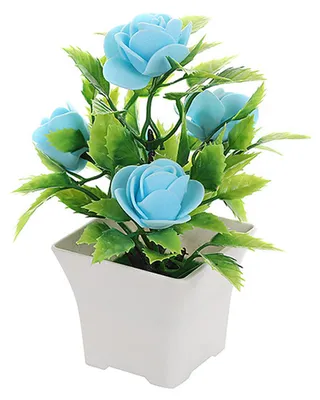 Produktbild von Simulierte Topfpflanzen, künstliche Bonsai, 5 Schaumstoffblumen, Landschaften, Innendekoration