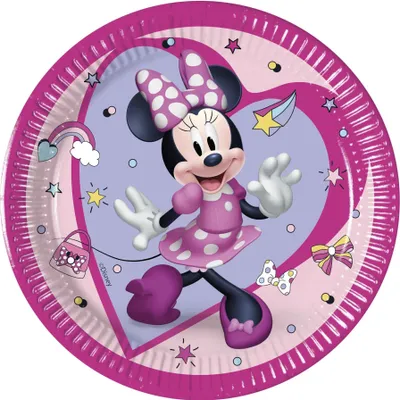 Image de Minnie Mouse Junior 8 petites assiettes