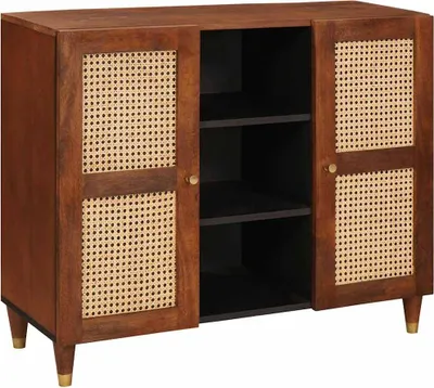 Produktbild von Sideboard Braun 90 x 33,5 x 75 cm Massivholz Mango