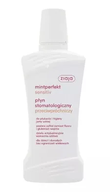 Image de Ziaja Mintperfekt Sensitiv bain de bouche 500ml | Protection contre la carie dentaire
