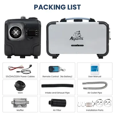 Produktbild von Dieselheizung - Auto-Luftheizung - Horizontale Ausführung - 8 kW - 7 l - Für Wohnmobil, Lkw und Camping