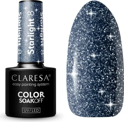 Obrázok produktu pre Claresa UV-LED gélový lak na nechty, 5 ml, Starlight 8