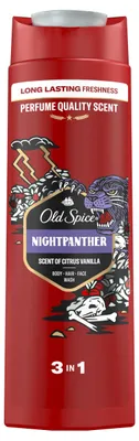 Obrázok produktu pre Sprchový gél pre mužov NightPanther (umývanie tela, vlasov a tváre), 400 ml