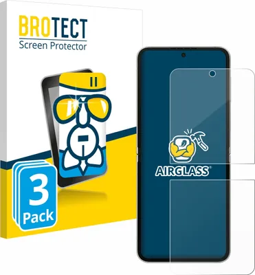 Produktbild von 3x BROTECT Schutzglas für Samsung Galaxy Z Flip 6 Schutzfolie Panzer Folie Glas Display Schutz klar