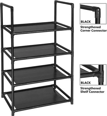 Immagine prodotto di Schoenorganizer nero - non tessuto - compatto