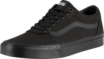 Produktbild von Vans Ward, Männlich, Erwachsener, Modische Sneakers, Schwarz, Einfarbig, Schnürverschluss