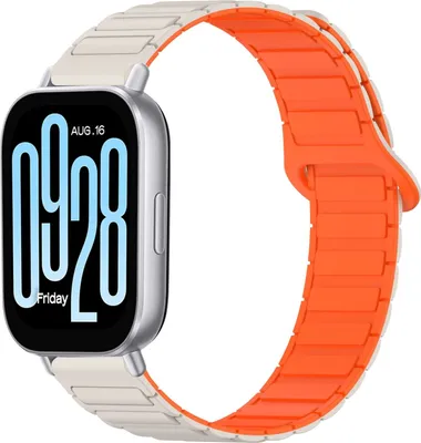 Immagine prodotto di Per Xiaomi Redmi Watch 5 Active due colori Silicone magnetico sostituzione braccio Band Beige