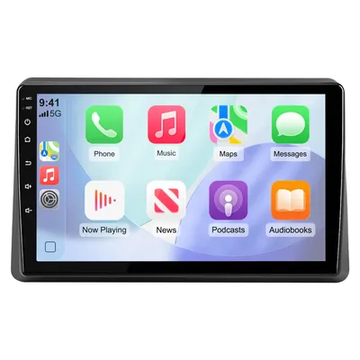 Image de Autoradio DAB+ de 10 pouces avec Carplay, Android Auto, GPS, navigation, WiFi, Bluetooth, commandes au volant (SWC), tuner FM/RDS, processeur DSP et ports USB, pour Renault MASTER (2019-2022), avec 2 Go de RAM et 64 Go de stockage