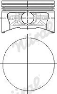 Produktbild von NÜRAL 87-528400-00 Kolben für FIAT 126 (126)