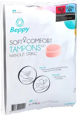 Obrázek produktu pro Beppy - Soft Comfort Tampony Vlhké 30 Dílů
