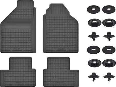 Produktbild von Gummimatten Mit Stoppern Für: Fiat Punto I (1992-1999) Schwarz Set
