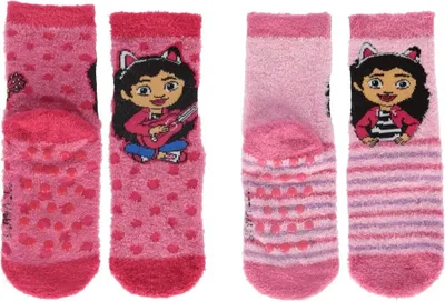 Produktbild von Gabby's Dollhouse Socken für Kinder Kuschelsocken im 2er-Pack