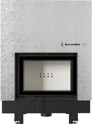 Produktbild von Kamineinsatz aus Stahl KRATKI MBM 10 kW Ø 200 mit Schiebetür