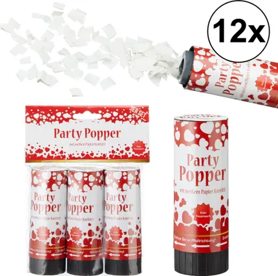 Produktbild von 12er Set Party-Popper Love 10cm im 3er Set