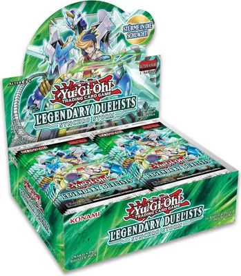 Produktbild von Yu-Gi-Oh! Legendary Duelists »Synchro Storm« Booster Pack deutsch 1. Auflage (36er Display)
