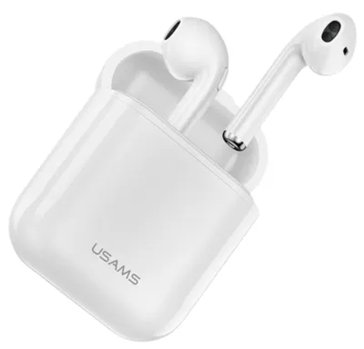 Image de Casque sans fil Usams Bluetooth 5.0 Tws Luseries Blanc/Blanc Bhulu01 (Us-Lu001)
