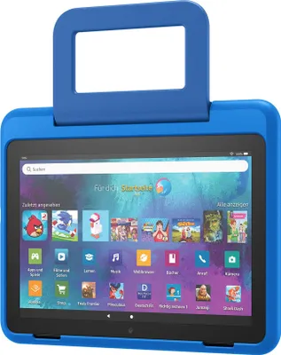 Obrázek produktu pro Ochranné pouzdro od Amazonu pro tablet Fire HD 8, určené pro děti, s motivem "raket"