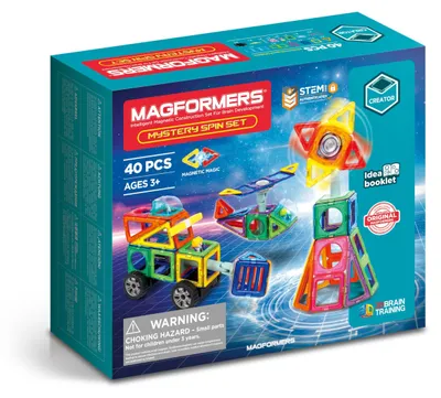 Zdjęcie produktu dla MAGFORMERS Creator Mystery Spin – zestaw 40 elementów