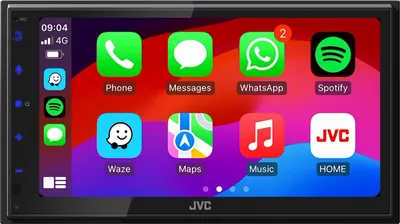 Zdjęcie produktu dla JVC KW-M695DBW, Czarny, 1 DIN, 200 W, 50 W, 20 - 20000 Hz, 75 dB