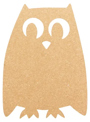 Produktbild von Securit Korktafel SILHOUETTE "Eule"