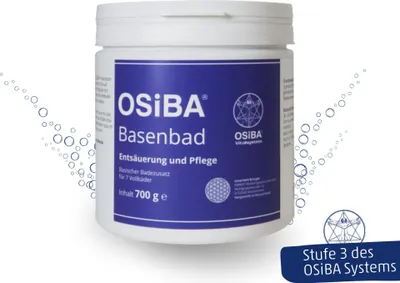 Produktbild von OSiBA Basenbad 700g mineralischer Badezusatz für die sanfte Entsäuerung beim Baden