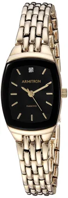 Imagen del producto de Reloj de pulsera para mujer Armitron, con esfera adornada con diamantes genuinos, modelo 75/5195, color