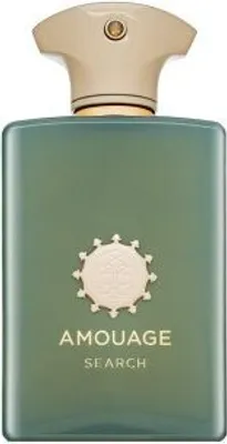 A product shot of a bottle of Amouage Search Eau de Parfum.