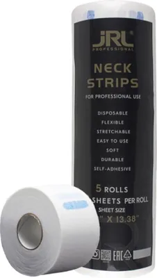 Produktbild von JRL Schutzkragen NECK STRIPS Weiß - 500 Stück