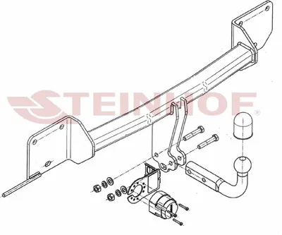 Produktbild von Z546071 Anhängerkupplung passend für BMW X1 2009-2015 starr