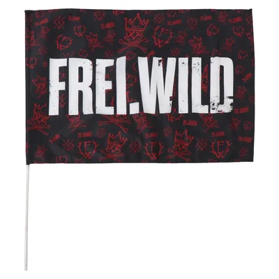 Produktbild von Frei.Wild - Tour Fahne (rot) mit Stange