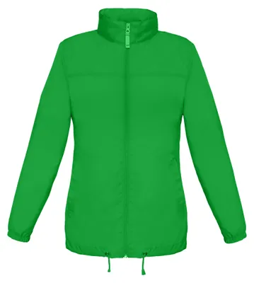 Productafbeelding van B&C - "Sirocco" winddichte jas voor dames, model FK3192 (maat M) (echtgroen)