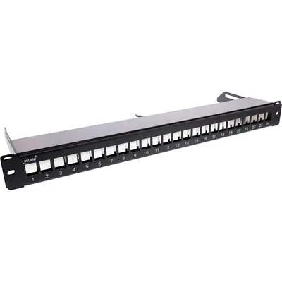 Zdjęcie produktu dla InLine 76824K, Czarny, Montaż półkowy, 1U, 156 mm, 45 mm, 485 mm