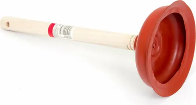 Zdjęcie produktu dla York, Przepychacz sanitarny z drewnianą rączką, 1 sztuka