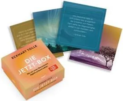 Immagine prodotto di Eckhart Tolle Die Jetzt-Box Kartendeck – 52 Karten für Inspiration zu Beziehungen, Glück, Hingabe