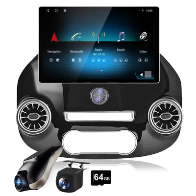 Image de Autoradio 13 pouces CarPlay Android 15 pour Mercedes-Benz Vito W447 (2014-2022) : GPS, Wi-Fi, 4G, Bluetooth, SWC, DAB+, USB (6+128 Go), processeur 8 cœurs, caméra ADAS, carte SD