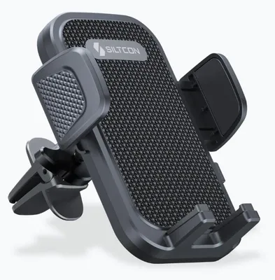 Produktbild von Siltcon® Handyhalterung Auto Lüftung – 360° drehbar, universell, Schwarz