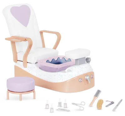 Produktbild von Our Generation Yay, Spa Day! Salonstuhl-Spielset mit Spa-Musik