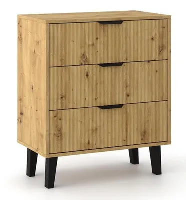 Produktbild von Komoda Scandi 3S SLIM DĄB ARTISAN