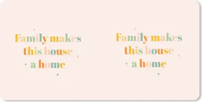 Produktbild von MuchoWow® Schreibtischunterlage Zitate - Sprichwörter - Familie - Die Familie macht das Haus zu einem Zuhause 80x40 cm - XXL Mauspad - Gaming Mauspad