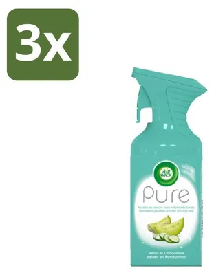 Produktbild von Air Wick – Raumspray – Reine Melone & Gurke – 250 ml - Vorteilspack - 3 Stücke