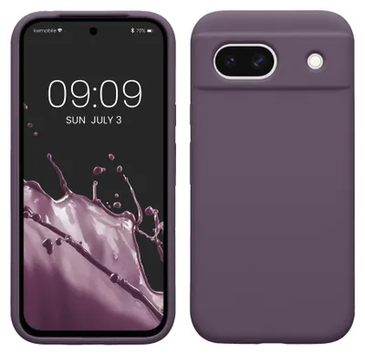 Immagine prodotto di kwmobile custodia del telefono cellulare per Google Pixel 8a cover, per Pixel 8a Case - Cover in silicone - ricarica wireless - Bright Iris