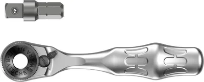 Produktbild von Wera 8001 A Zyklop Mini 1 Bit, Ratschenschlüssel, 1 Stück(e), Chrom, L-förmig, Chrom-Molybdän-Stahl, 1 Stück(e)