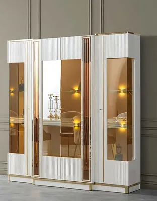 Produktbild von Dekoschrank Glasregal Glasvitrine Schaukasten Schauvitrine Vitrine Schrank